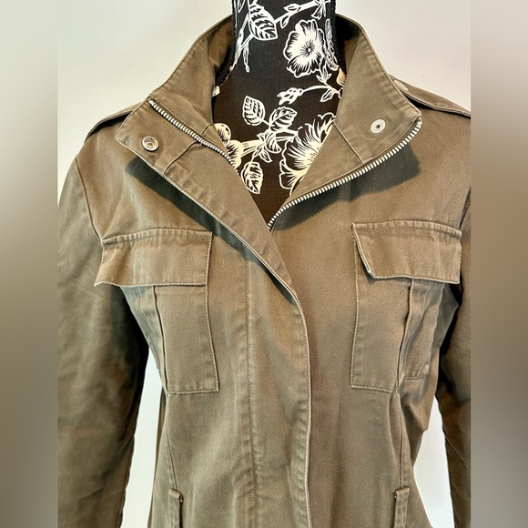 Vintage Old Navy green army cargo jacket - Picture 2 of 10